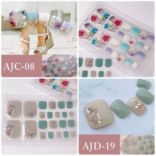 フットネイルシール♡ジェルネイルシール♡2枚セット③(ネイル用品)