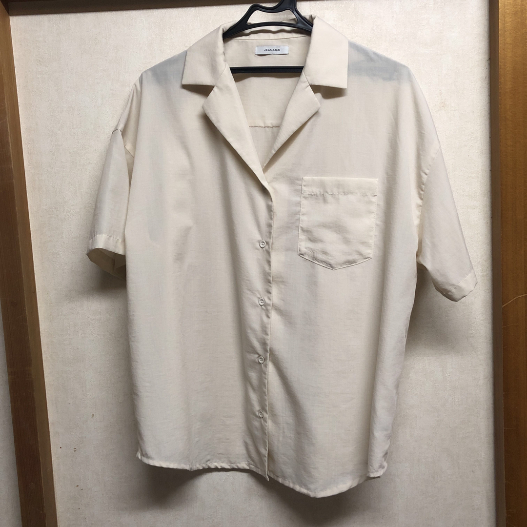 今だけ値下げ中!!美品 jeanasis シースルーシャツ ベージュ