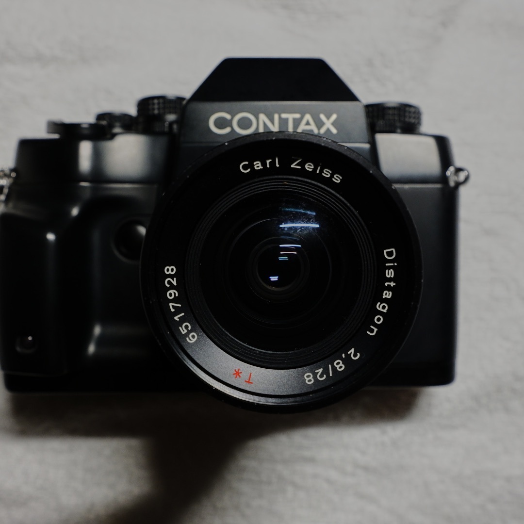 お得！！ CONTAX RX  レンズ　ストロボセット　28mm＆60mmマクロ