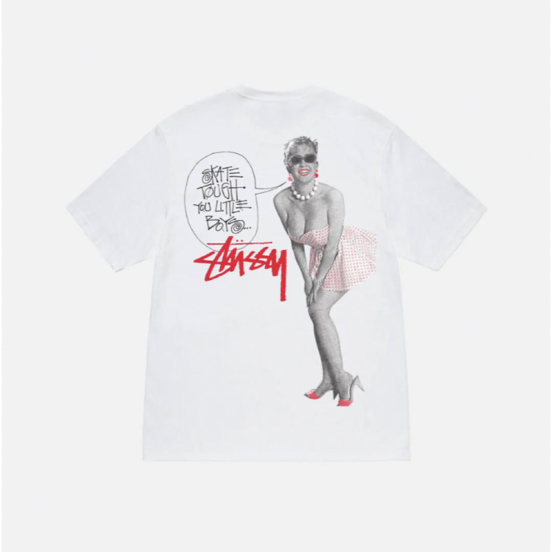 STUSSY SKATE TOUGH TEE WHITE XL | フリマアプリ ラクマ