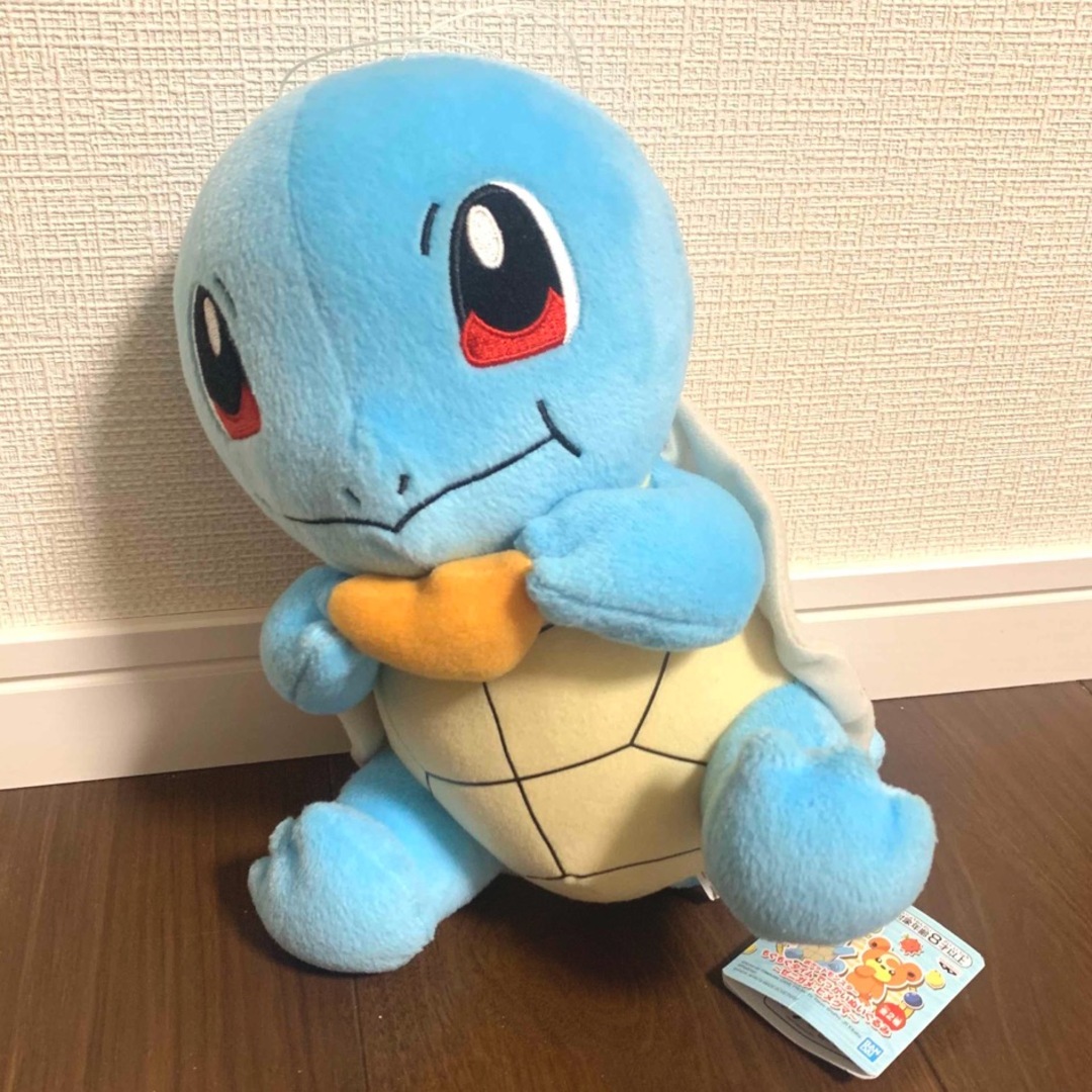 ポケモン(ポケモン)のポケットモンスター　ゼニガメ　ぬいぐるみ エンタメ/ホビーのおもちゃ/ぬいぐるみ(キャラクターグッズ)の商品写真