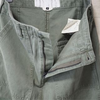GANRYU 15AW 綿チノクロス製品洗いベイカーサルエルパンツ-S