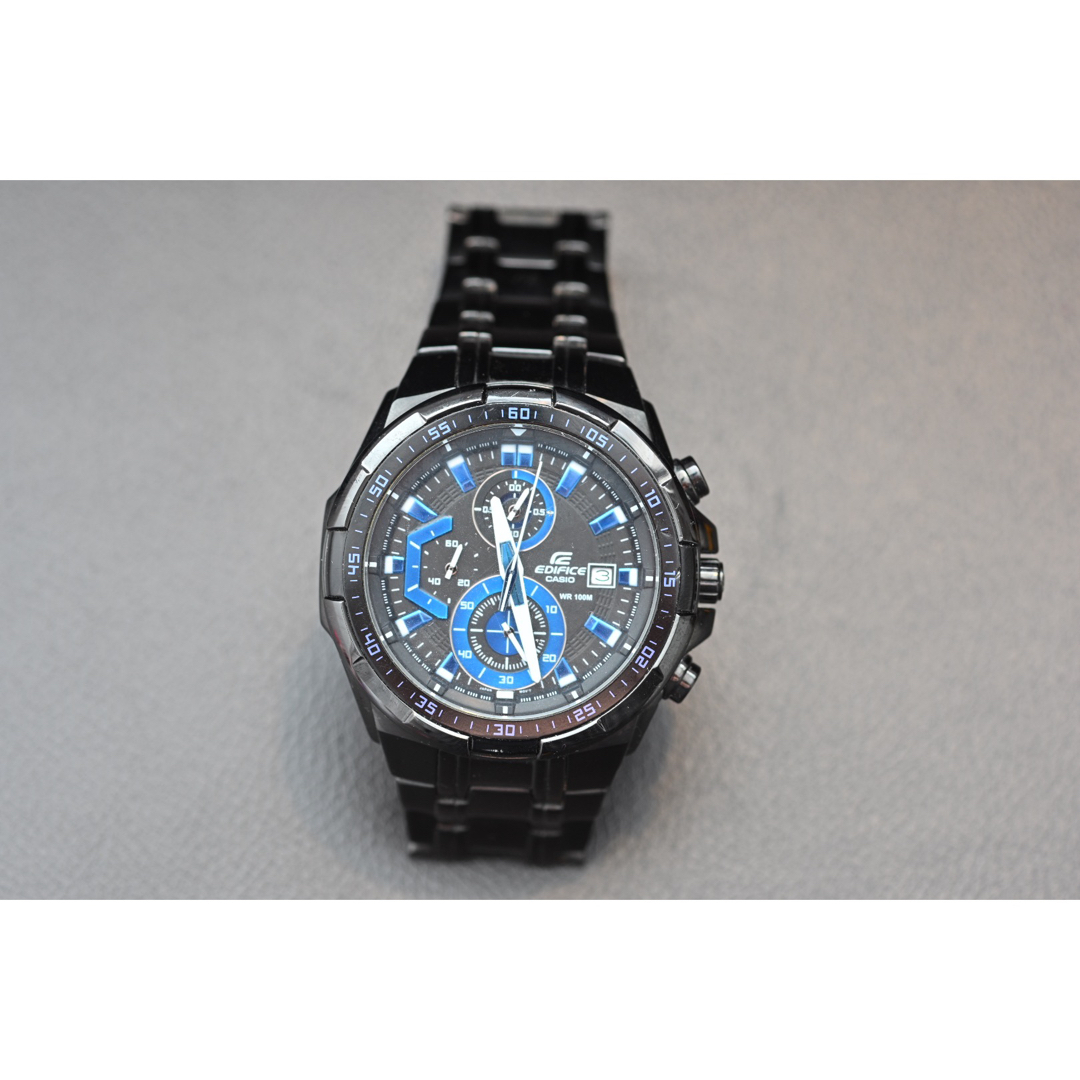 カシオ CASIO EDIFICE EFR 539 5345 腕時計 ブラックの通販 by CT｜ラクマ