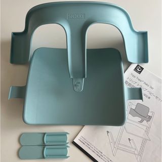 ストッケ(Stokke)の【美品】STOKKE ストッケ　トリップトラップ　ベビーセット　延長グライダー付(その他)