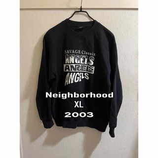 ネイバーフッド(NEIGHBORHOOD)のNeighborhood ネイバーフッド スウェット　　00's ブラック 黒(スウェット)