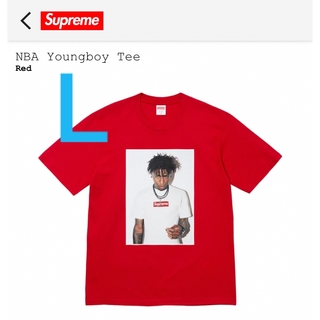 シュプリーム(Supreme)のSupreme NBA Youngboy Tee red  Lサイズ(Tシャツ/カットソー(半袖/袖なし))
