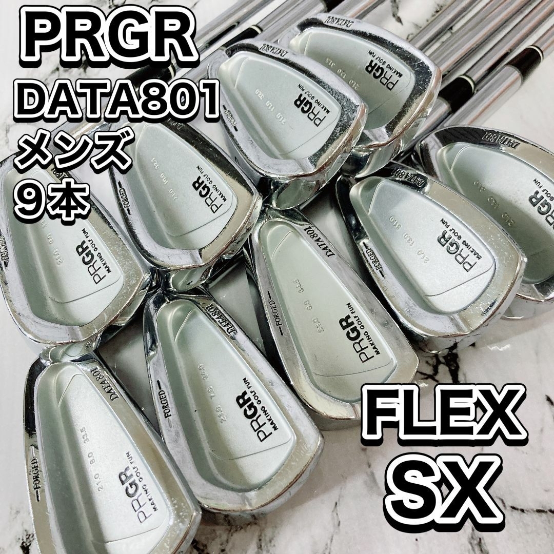 名器 プロギア DATA801 三浦技研製造 メンズ ゴルフ アイアン 9本 | フリマアプリ ラクマ