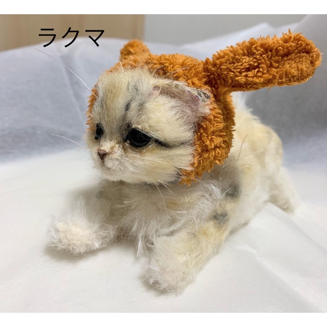 作家 ぬいぐるみ ❤️ リアル ネコ アートドール モンスター 猫