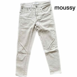 マウジー(moussy)のmoussy デニム　ホワイトグレー　マウジー(デニム/ジーンズ)