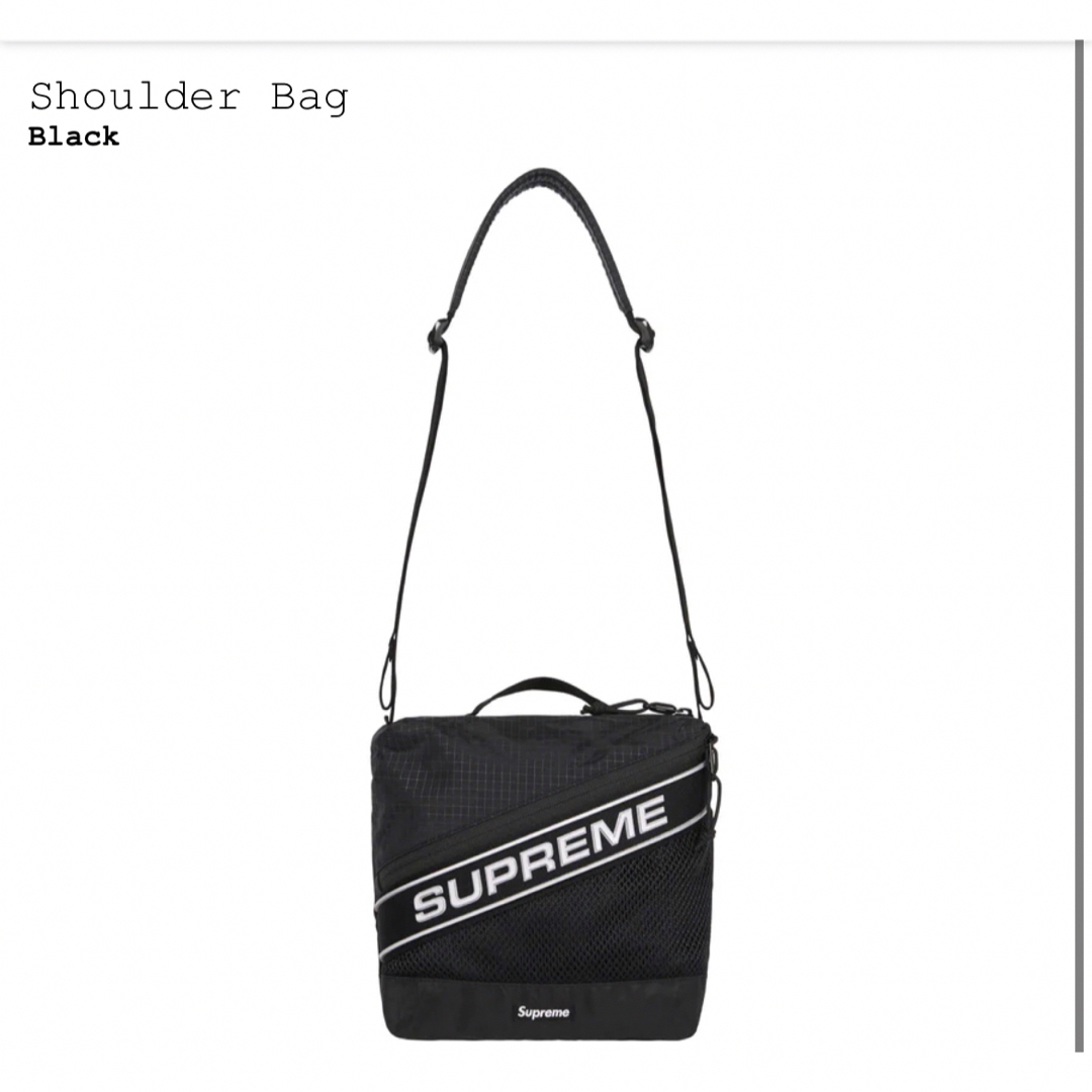 黒 シュプリーム  supreme   Shoulder Bag Black