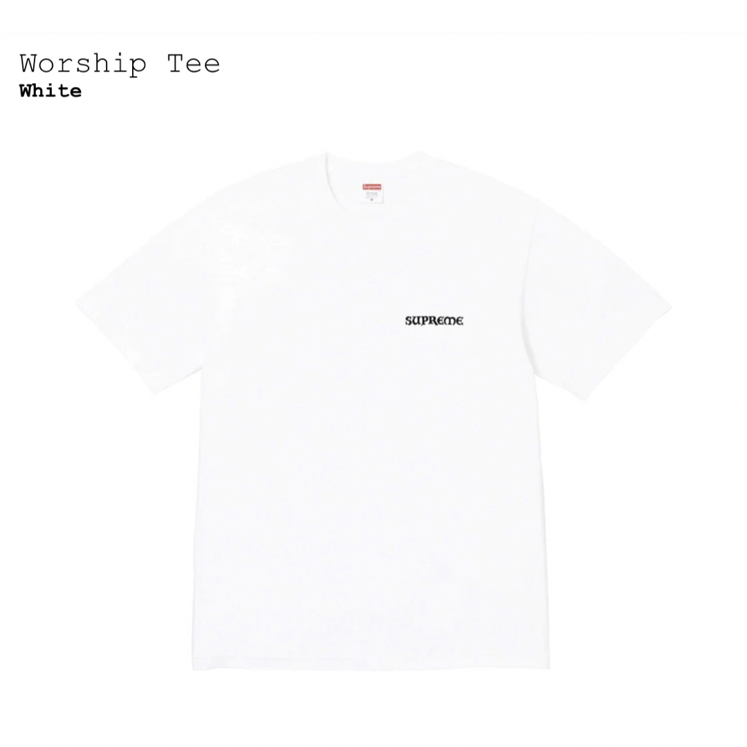 Supreme(シュプリーム)のsupreme Worship Tee White Sサイズ メンズのトップス(Tシャツ/カットソー(半袖/袖なし))の商品写真