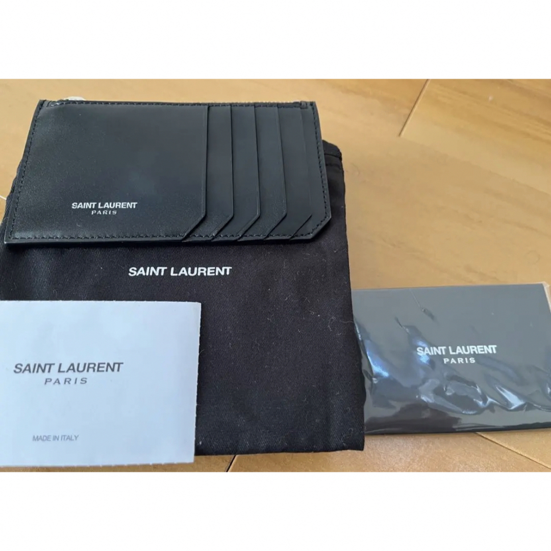 サンローラン SAINT LAURENT ジップ フラグメント カードケース