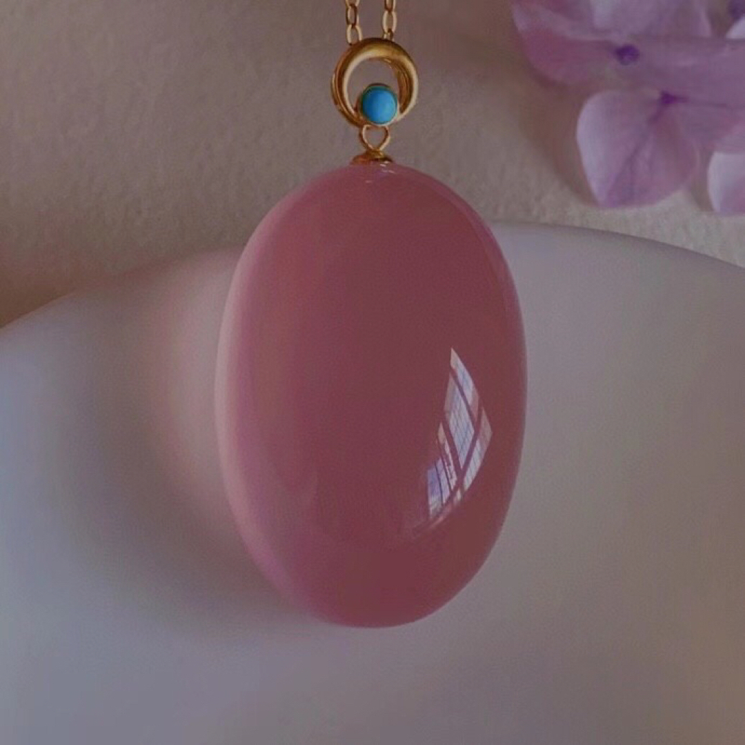 ⭐︎【天然】スターローズクォーツ ペンダントトップ k18 11.56g