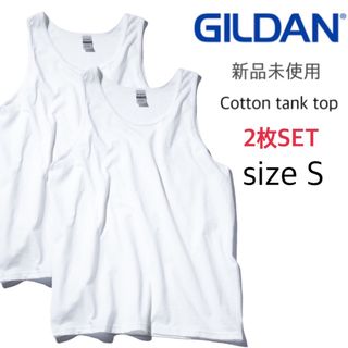 GILDAN - 【ギルダン】新品未使用 ウルトラコットン 無地 タンクトップ 白 S 2枚