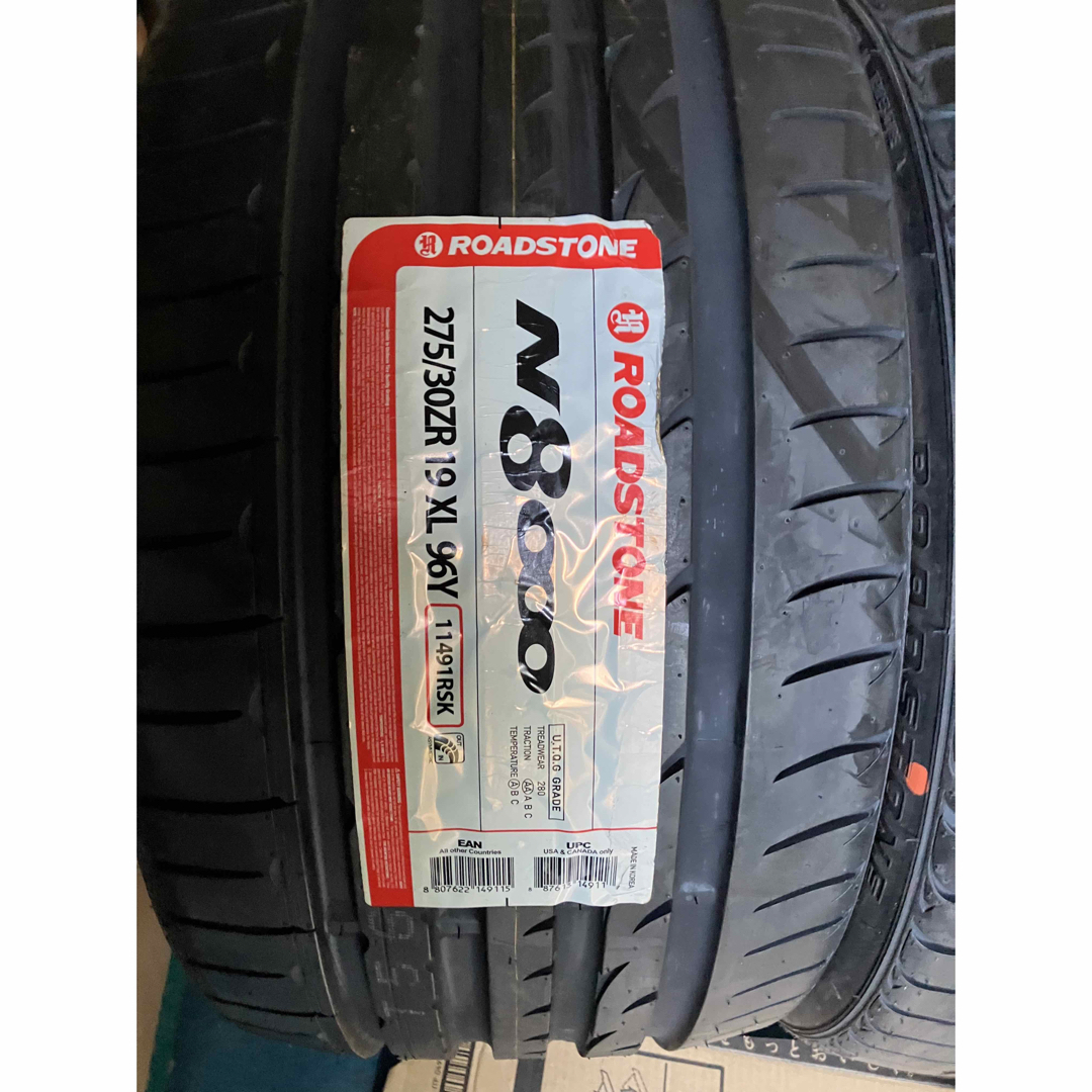 新品未使用‼️タイヤ　275/30R19インチホイール用　2020年製タイヤ