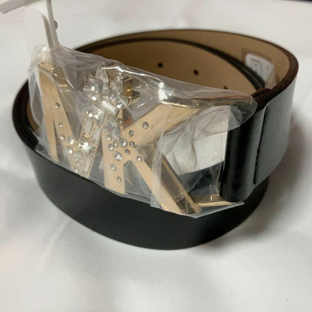 MICHAEL KORS - 【新品】マイケルコース MK バックル ベルト ブラック Mサイズ 男女兼用