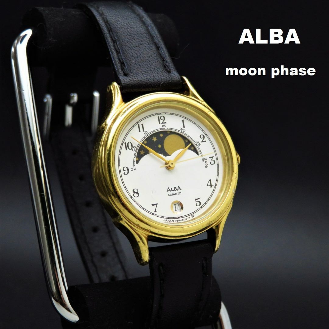 SEIKO - ALBA ムーンフェイズ 腕時計 デイトの通販 by Arouse 's SEIKO - ALBA ムーンフェイズ 腕時計 デイトの通販 by Arouse 's