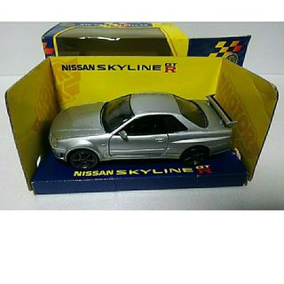 日産スカイラインＧＴｰＲ  Ｒ３４ダイキャストモデル１／２４(ホビーラジコン)