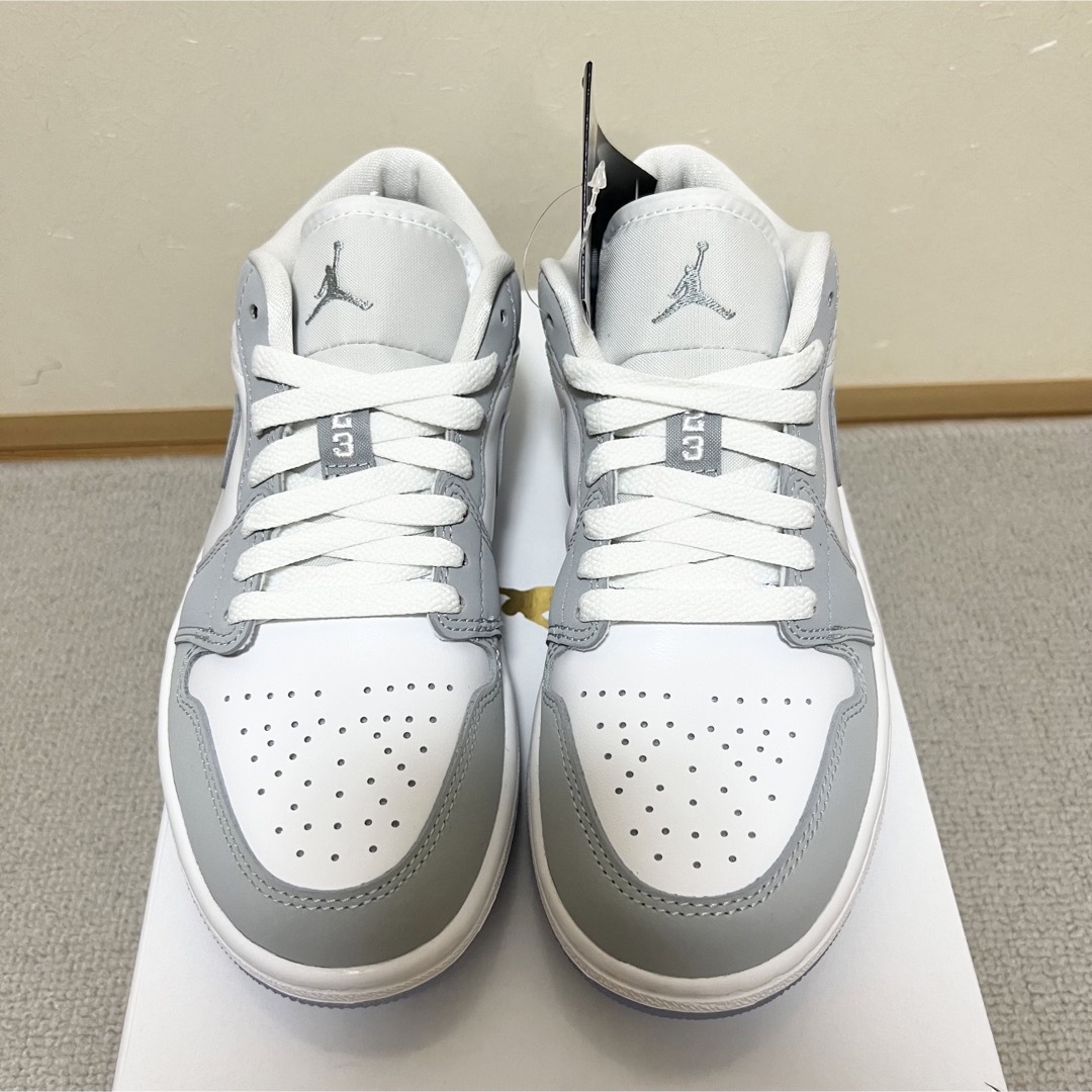 AIR JORDAN 1 LOW エアジョーダン ウルフグレー 23.5cm 5