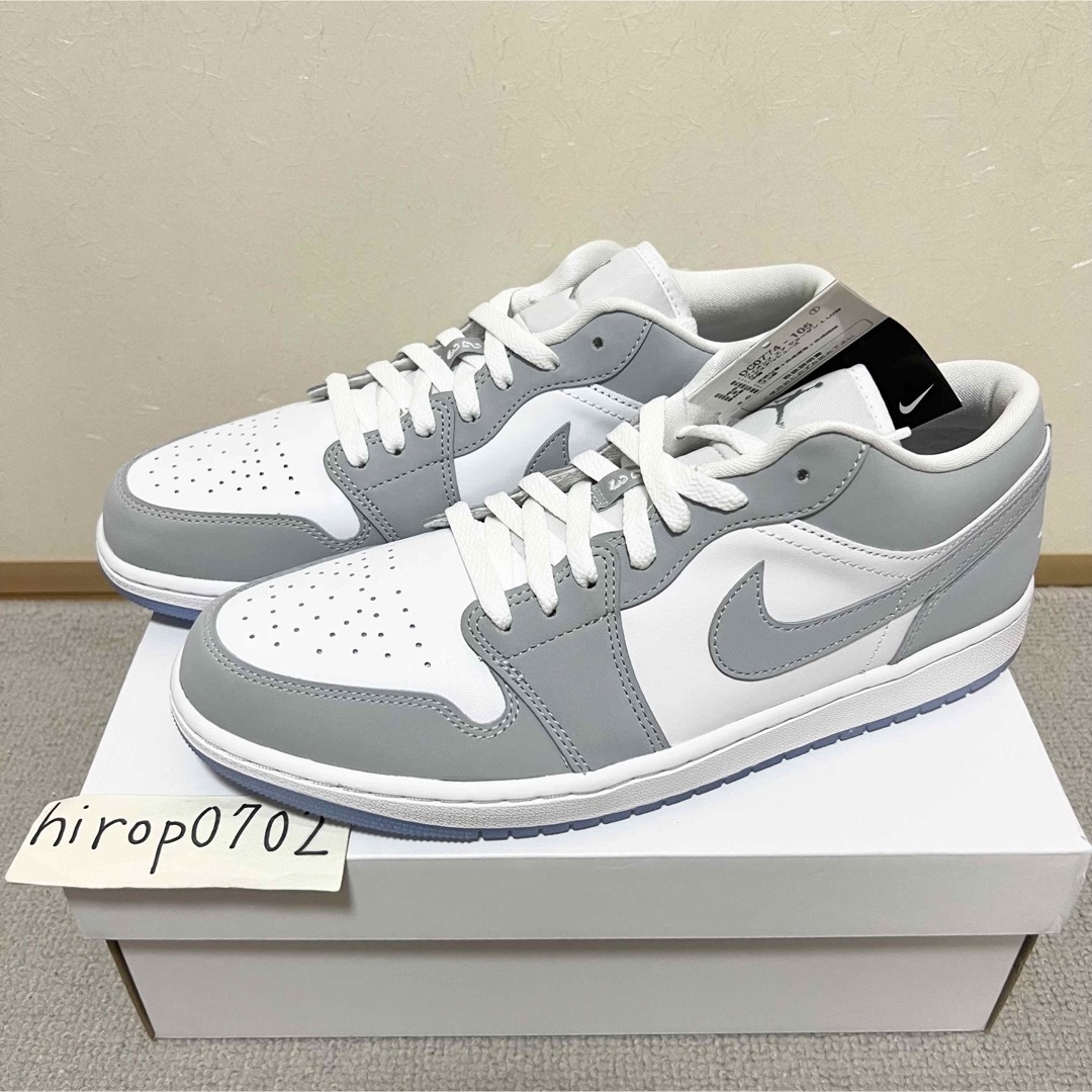 NIKE - AIR JORDAN 1 LOW エアジョーダン ウルフグレー 29.0cm の通販