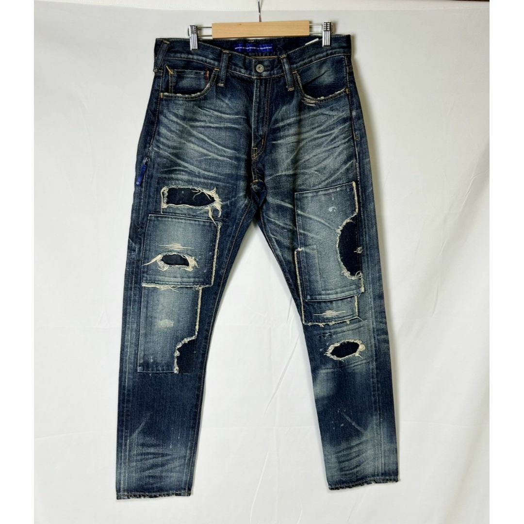 DENIM BY VANQUISH & FRAGMENT - VANQUISH FRAGMENT ダメージ DENIM BY VANQUISH & FRAGMENT - VANQUISH FRAGMENT ダメージ