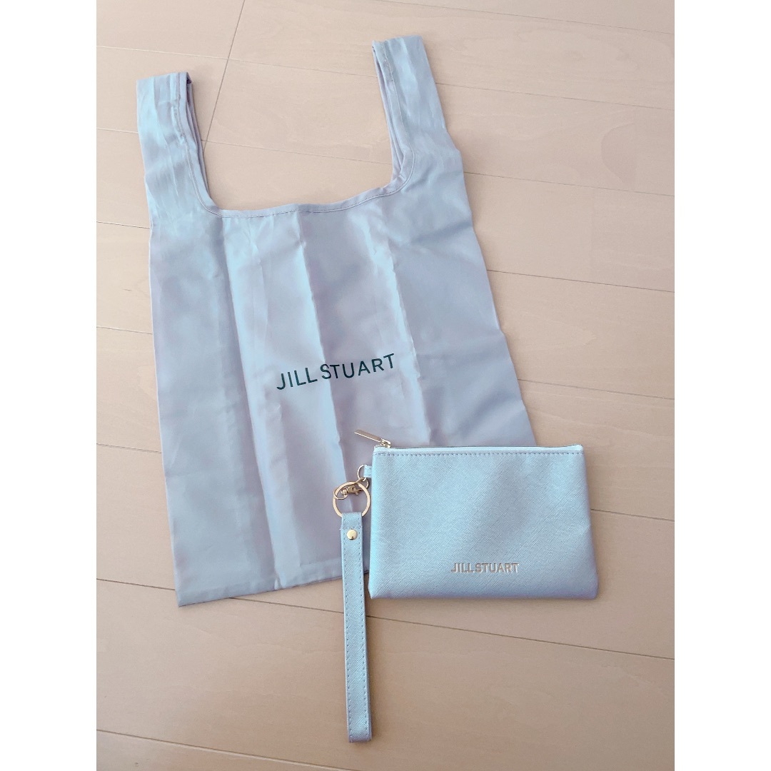 JILLSTUART(ジルスチュアート)のJILLSTUART ジルスチュアート エコバッグ ポーチ 2点セット レディースのファッション小物(ポーチ)の商品写真