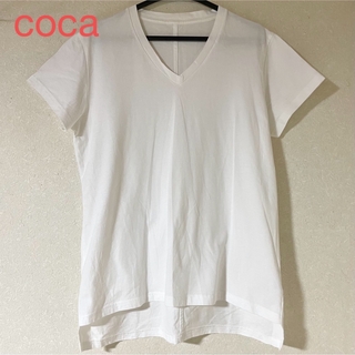 コカ(coca)のレディース トップス シャツ カットソー coca(Tシャツ(半袖/袖なし))