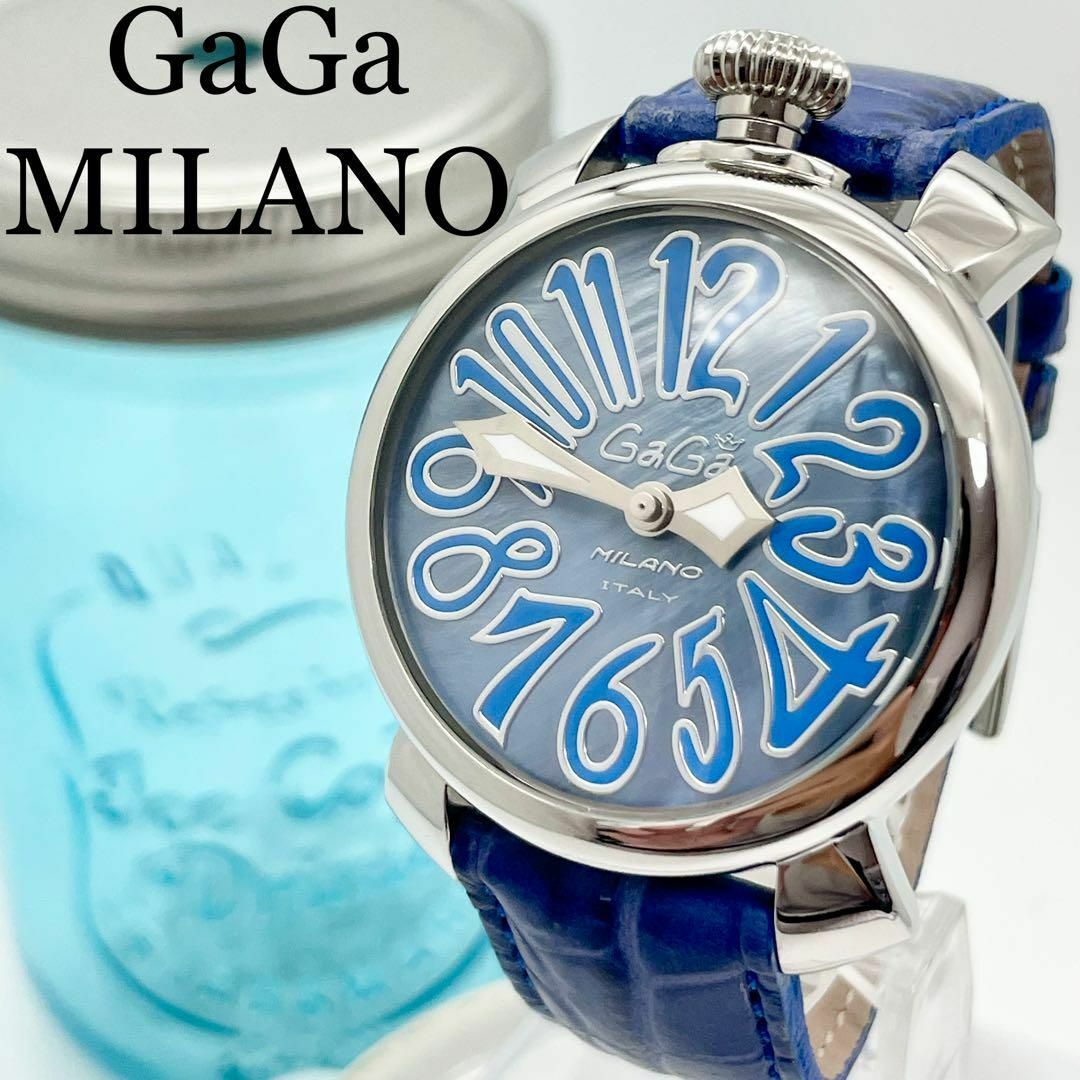 腕時計メンズレディースGagaガガミラノマヌアーレ40男性用イタリア