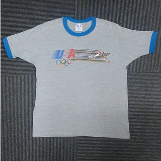 リーバイス(Levi's)のUSA製 80s Levi's USA オリンピック リンガーTシャツ(Tシャツ/カットソー(半袖/袖なし))