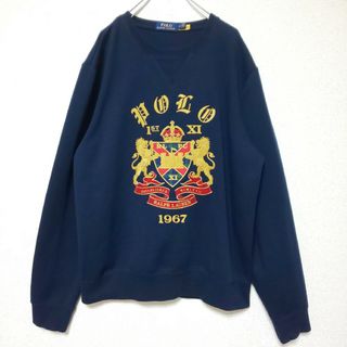 ポロ ラルフローレン ライオン エンブレム 刺繍 スウェット トレーナー