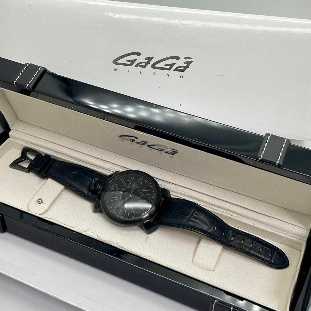 GaGa MILANO - 368 ガガミラノ時計 メンズ腕時計 マヌアーレ48 手巻き