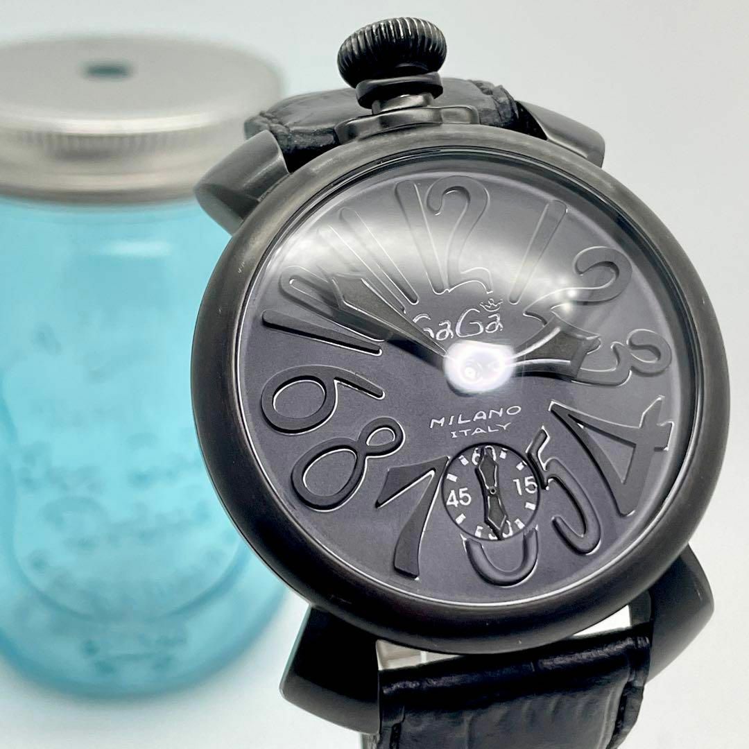 GaGa MILANO - 368 ガガミラノ時計 メンズ腕時計 マヌアーレ48 手巻き 