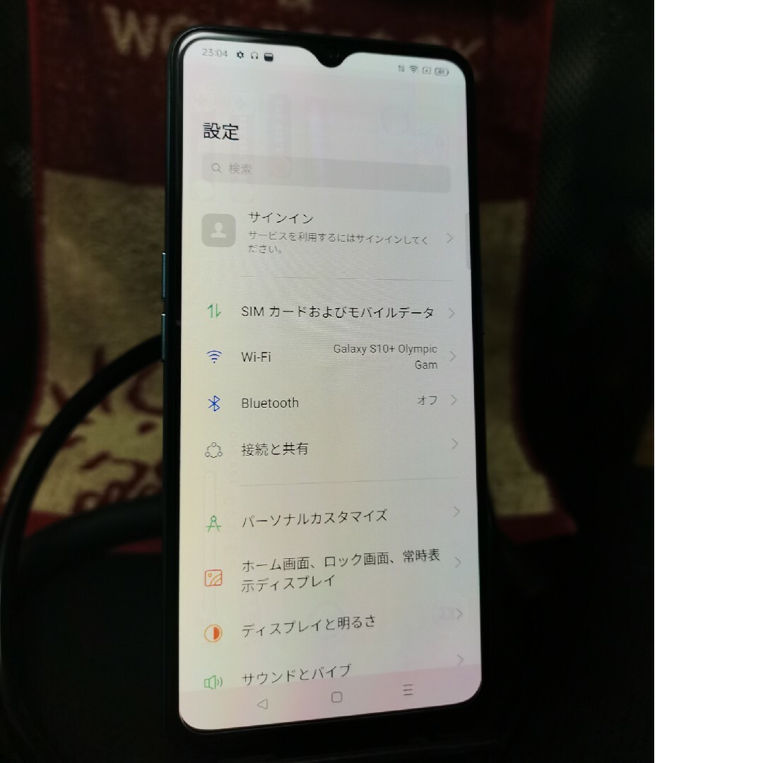 OPPO(オッポ)のOPPO Reno3 A SIMフリー ジャンク RAM6GB+5GB スマホ/家電/カメラのスマートフォン/携帯電話(スマートフォン本体)の商品写真