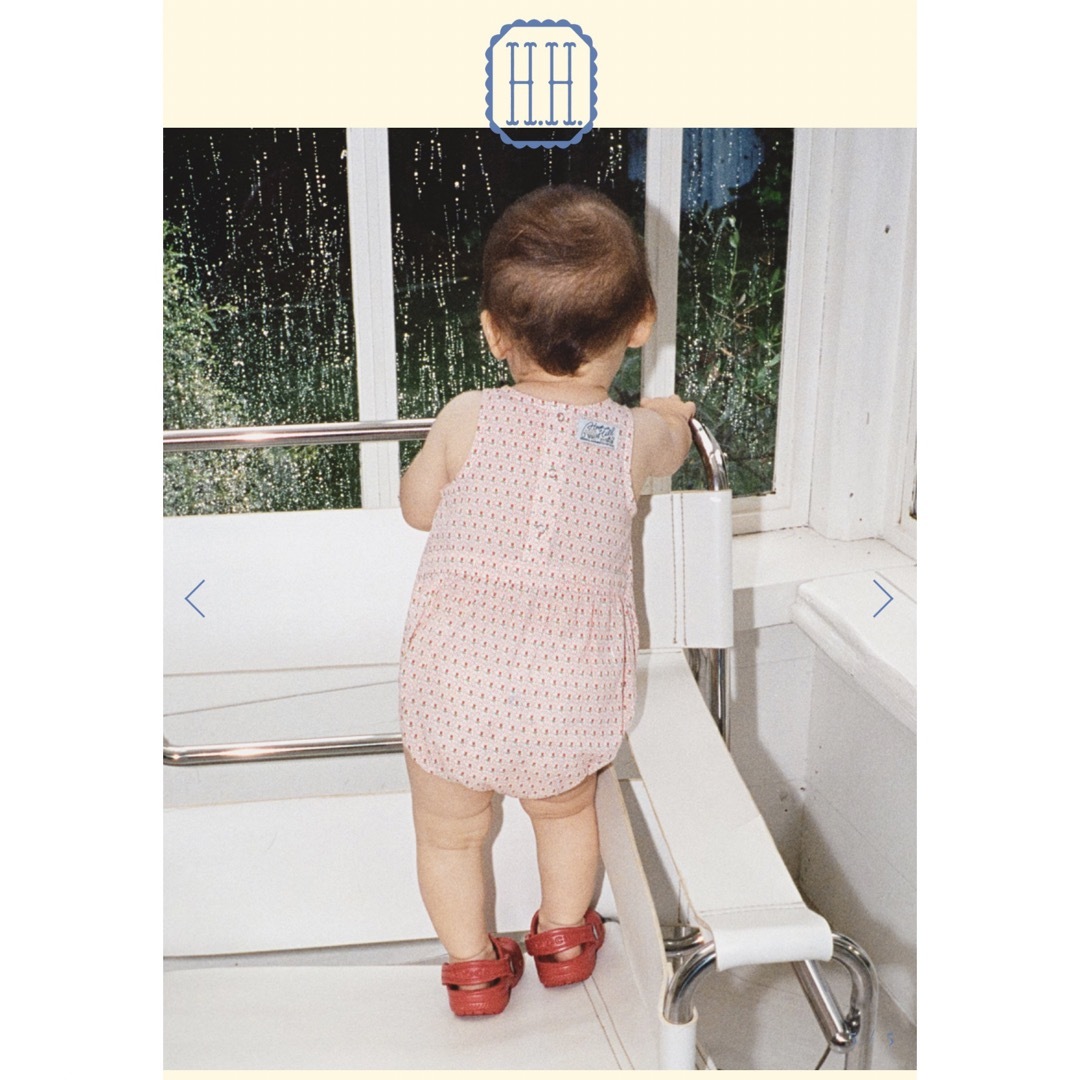 PETIT BATEAU(プチバトー)のhouse on the hill ロンパース キッズ/ベビー/マタニティのベビー服(~85cm)(ロンパース)の商品写真