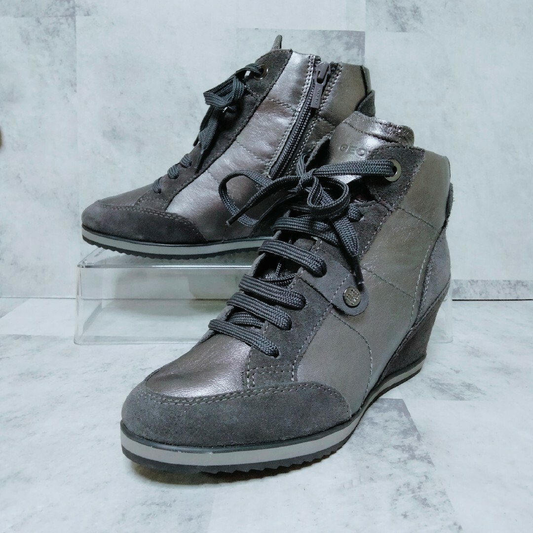 GEOX - 【極美品】GEOX ジェオックス スニーカー ヒールスニーカー 35