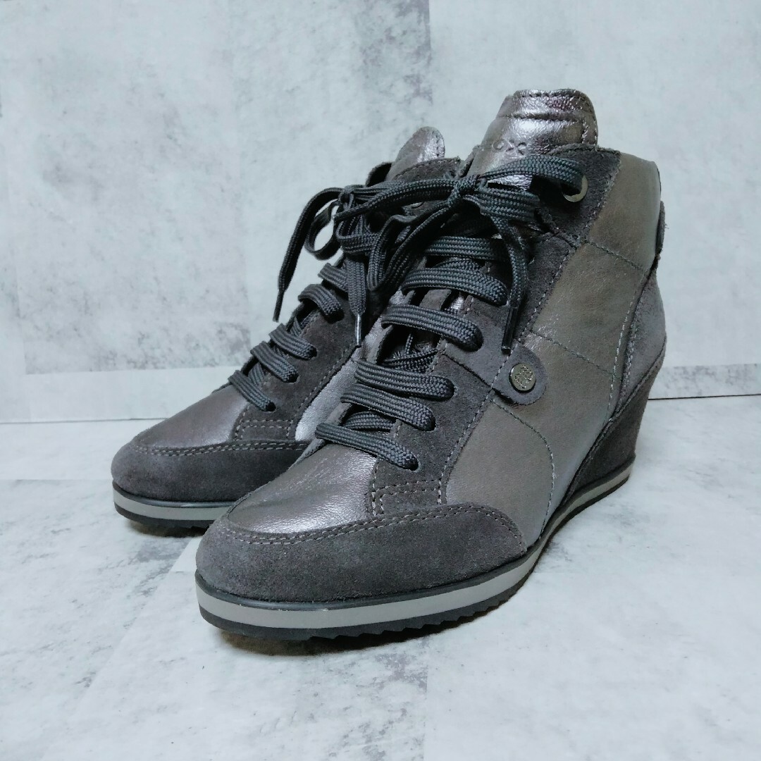 GEOX - 【極美品】GEOX ジェオックス スニーカー ヒールスニーカー 35
