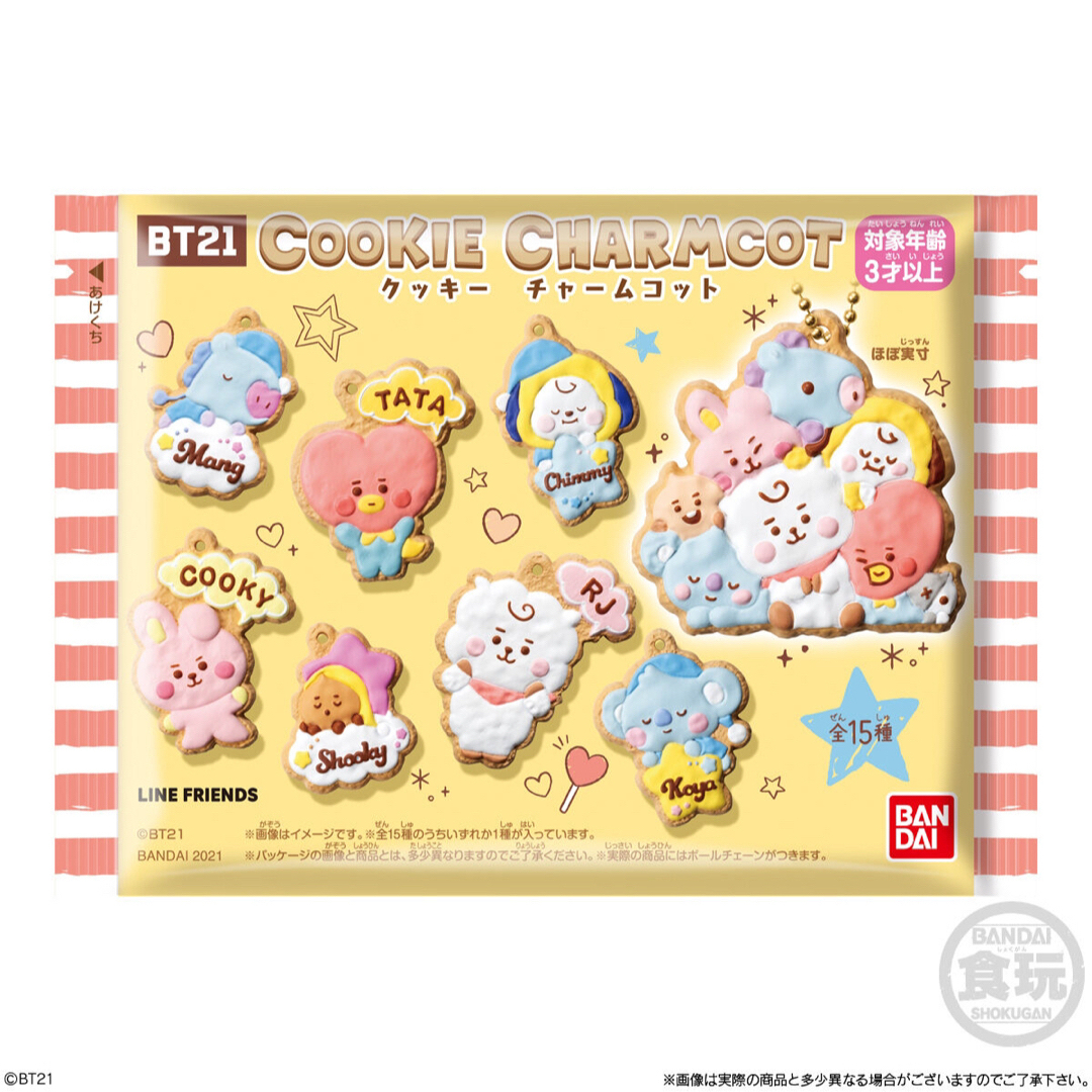 防弾少年団(BTS)(ボウダンショウネンダン)の【希少★ラスト1‼️】BT21 BABY クッキーチャームコット キーホルダー エンタメ/ホビーのおもちゃ/ぬいぐるみ(キャラクターグッズ)の商品写真