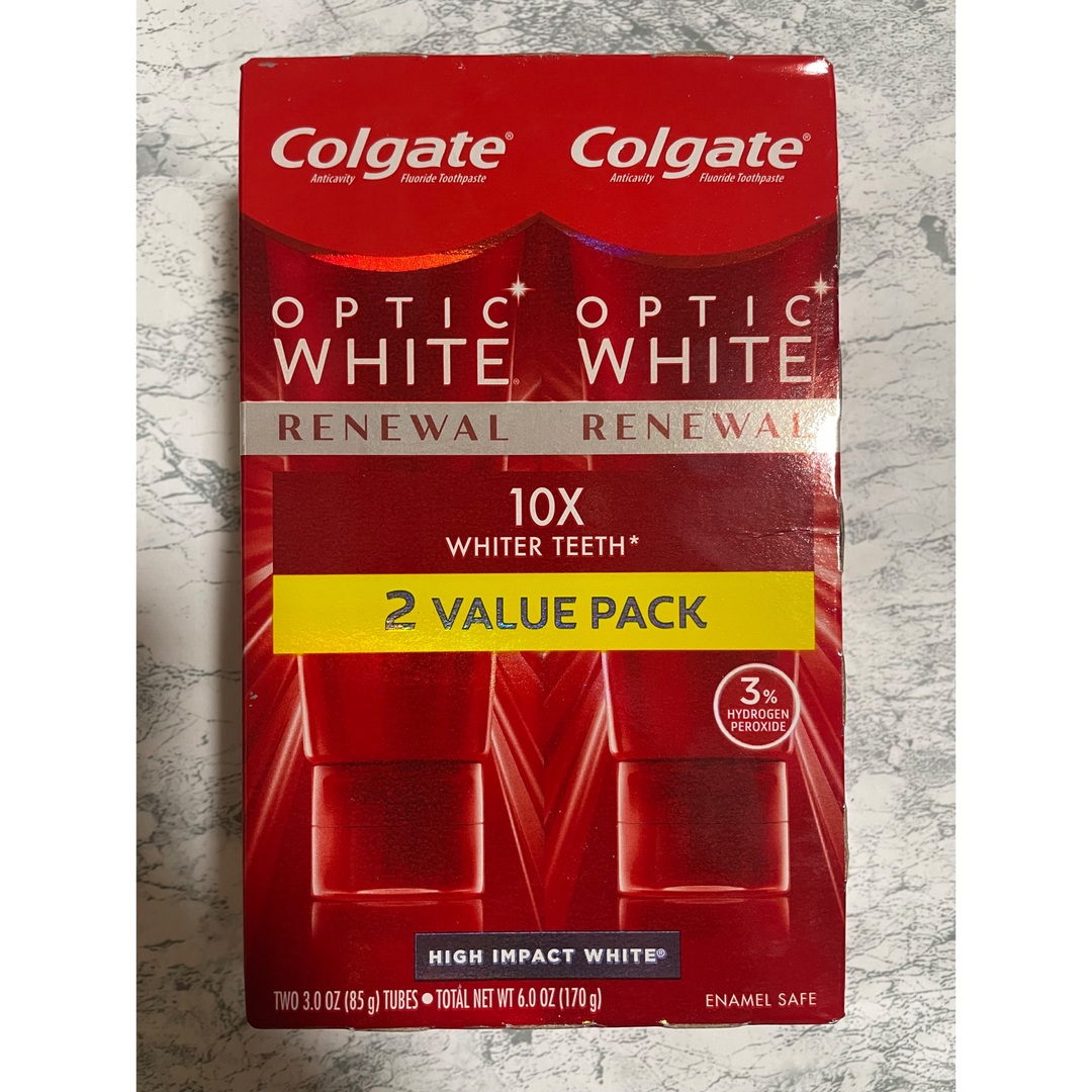 Colgate optic white renewal オプティックホワイト コスメ/美容のオーラルケア(歯磨き粉)の商品写真