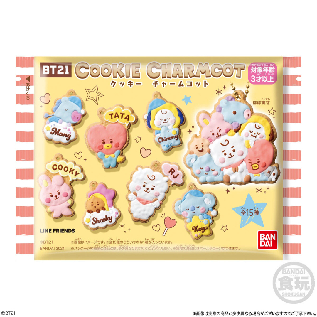 防弾少年団(BTS)(ボウダンショウネンダン)の【希少★ラスト1‼️】BT21 BABY クッキーチャームコット キーホルダー エンタメ/ホビーのおもちゃ/ぬいぐるみ(キャラクターグッズ)の商品写真