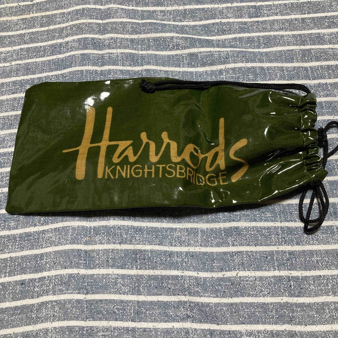 Harrods(ハロッズ)のHarrods   KNIGHTSBRIDGE   巾着 ハンドメイドのファッション小物(ポーチ)の商品写真