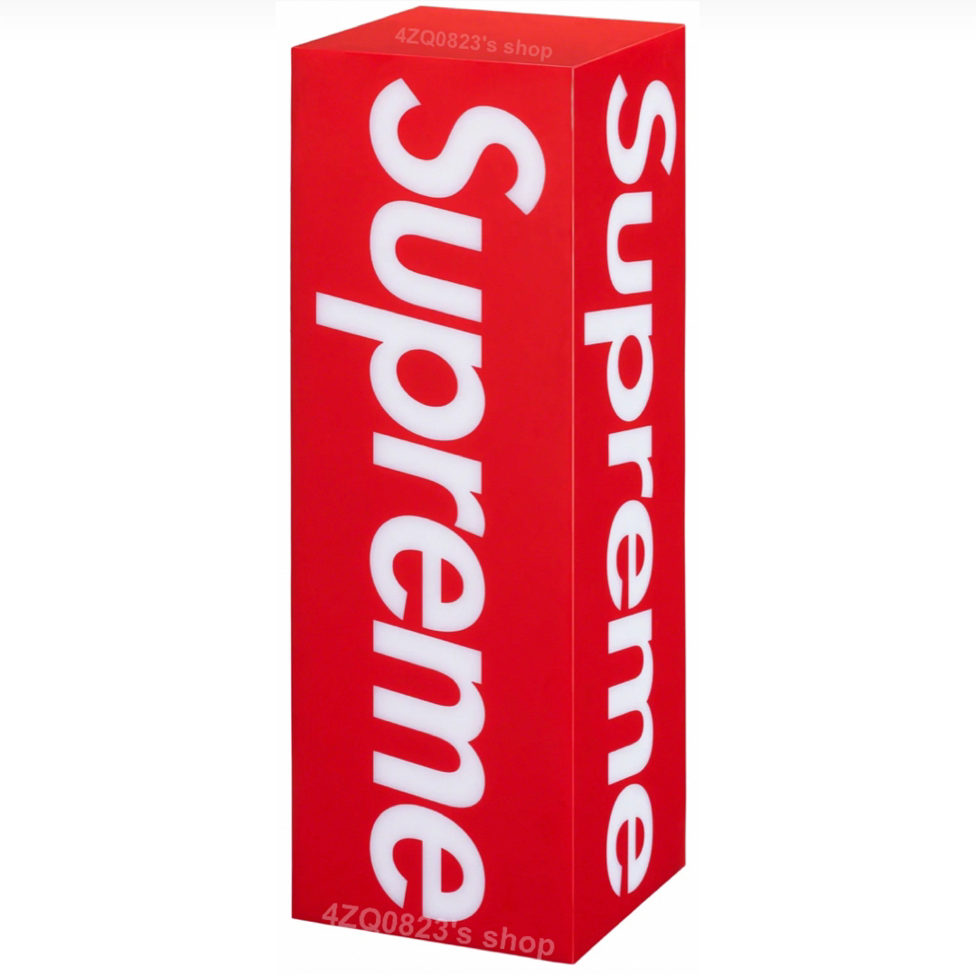 Supreme(シュプリーム)のSupreme 23fw Box Logo Lamp レッド ランプ インテリア/住まい/日用品のライト/照明/LED(フロアスタンド)の商品写真