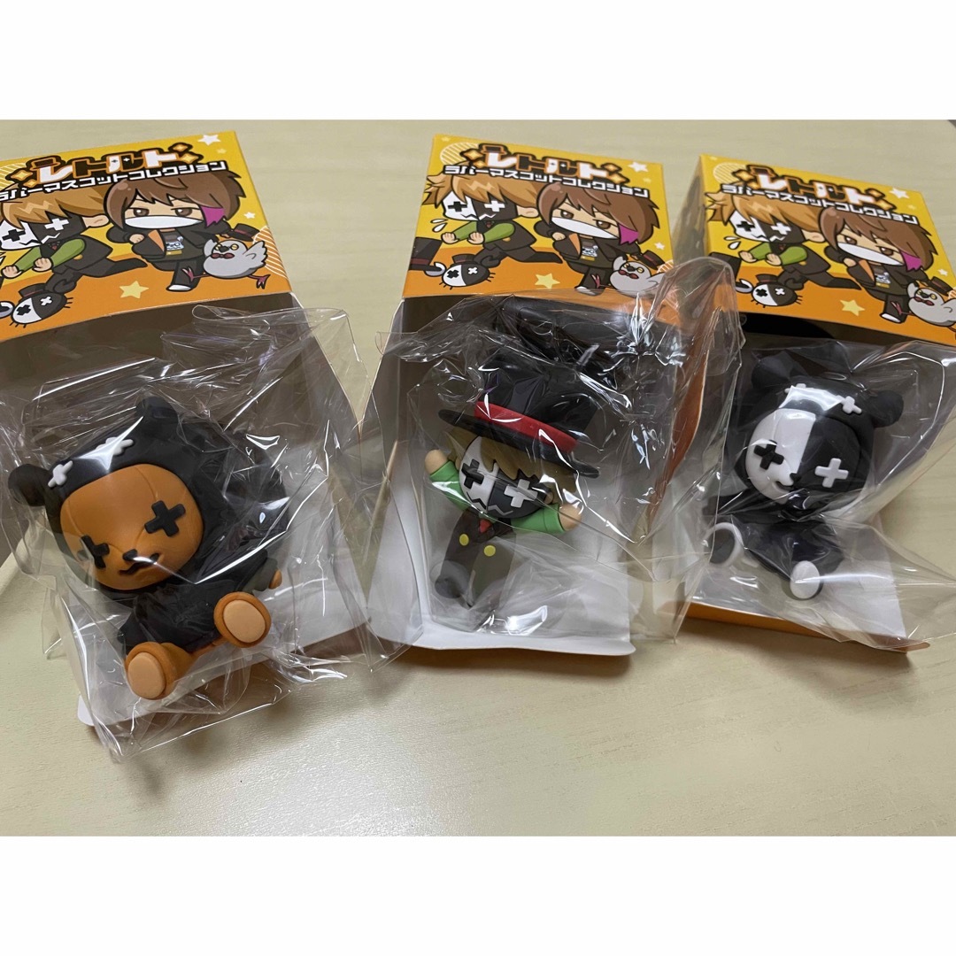 レトルトラバーマスコットコレクションフィギュアレトさんレトクマ白黒
