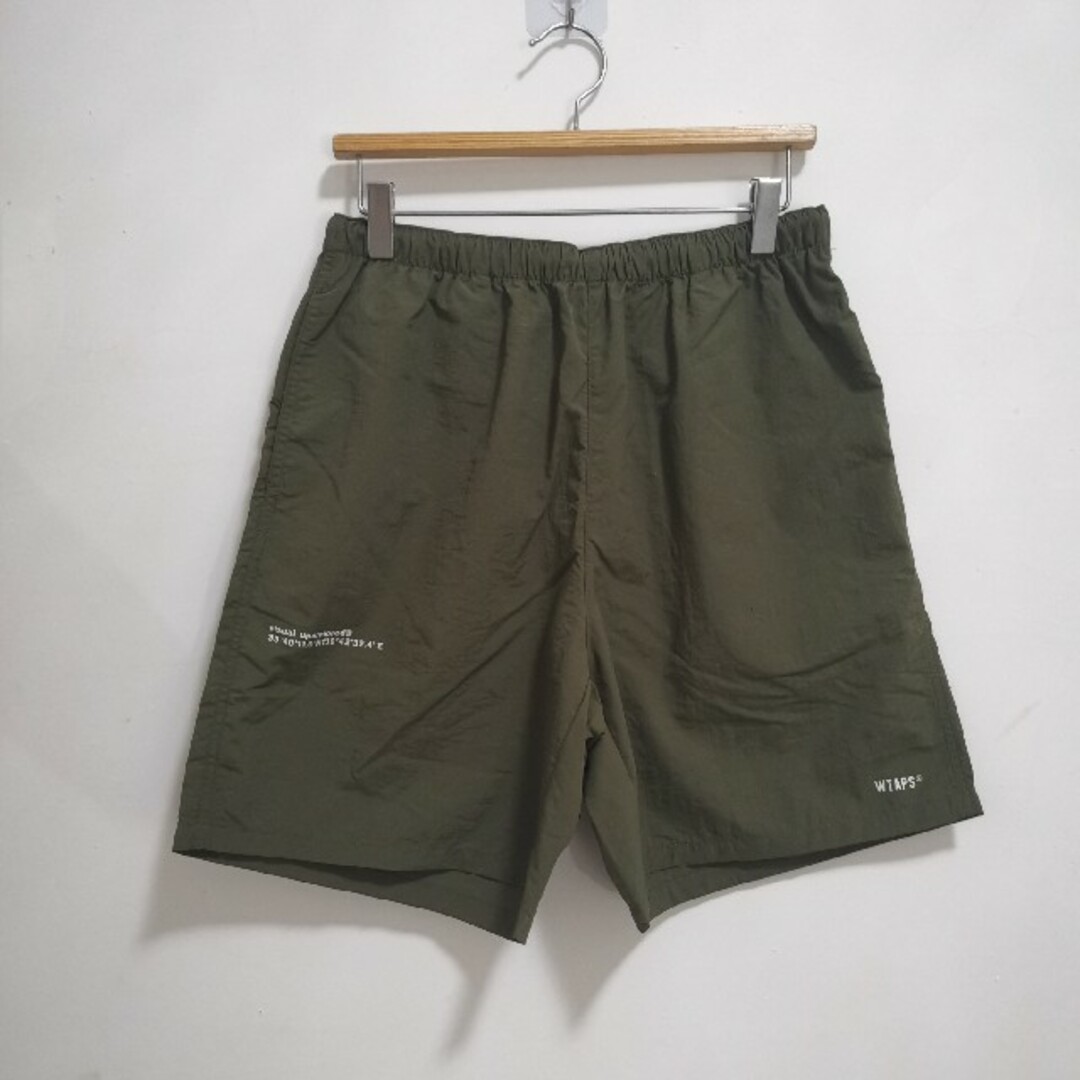 2022年最新海外2022年最新海外WTAPS 22SS ACADEMY SHORTS グリーン 02