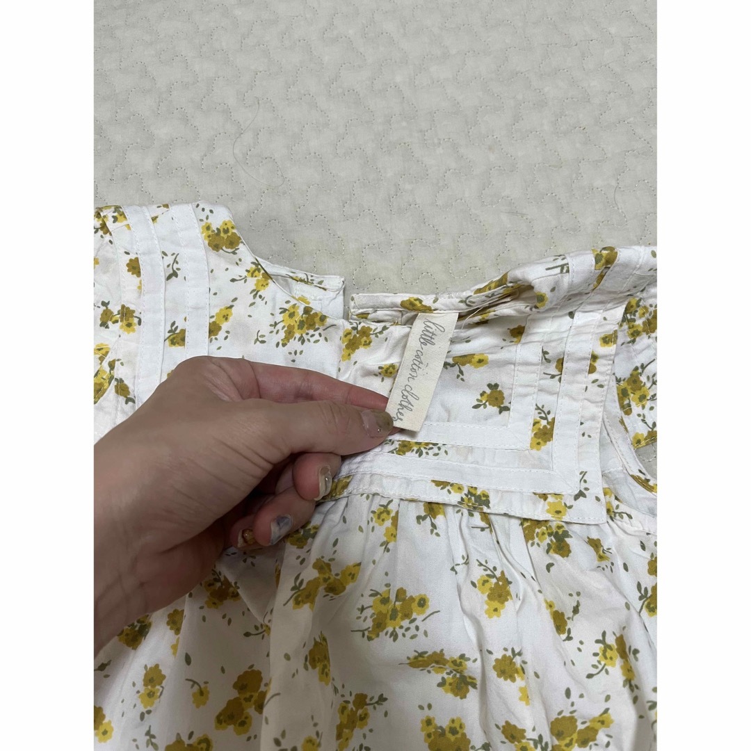 little cotton clothes 花柄ロンパース 新品