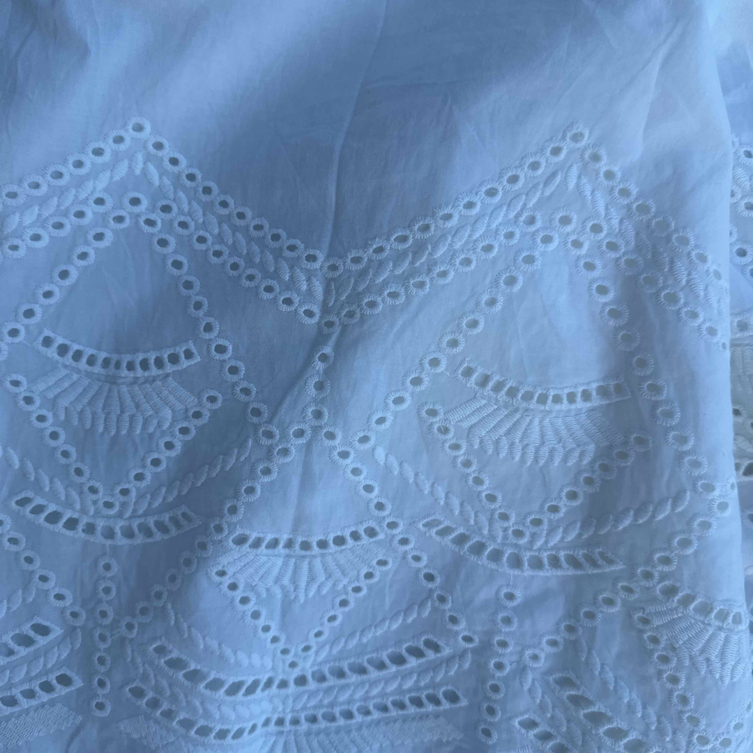 somari(ソマリ)の新品タグ somari ソマリ イマジネーション 刺繍レースコットンワイドパンツ レディースのパンツ(カジュアルパンツ)の商品写真