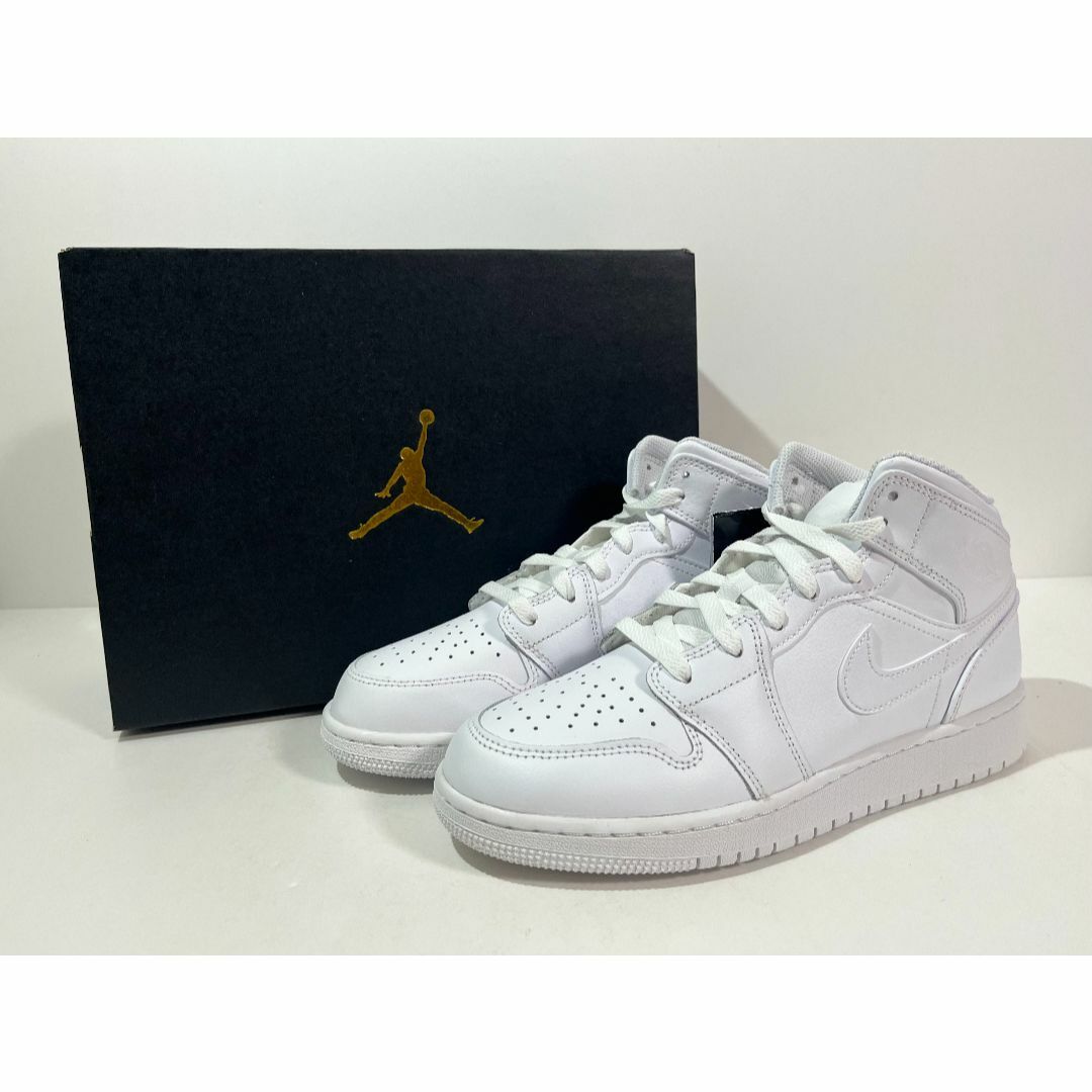 NIKE - 【新品】23.5cm NIKE AIRJORDAN1 MID トリプルホワイトの通販 ...