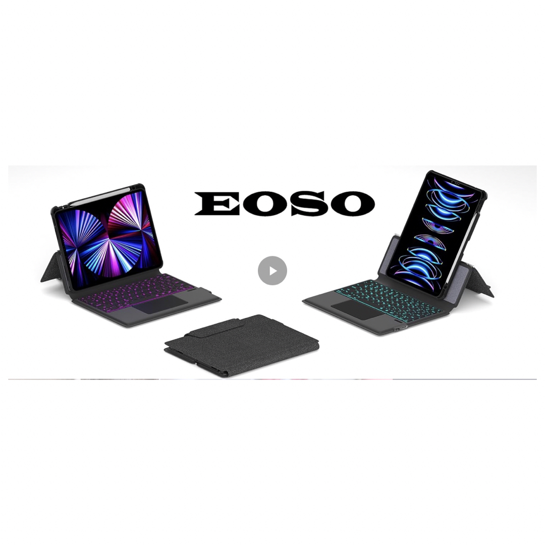 eoso V8 iPad Pro 12.9インチ キーボードケース-