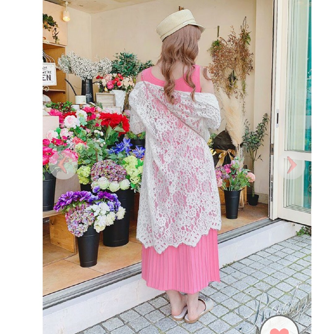 ★Rady★ピンクニットワンピース★Pink★リボン付き★レディー★新品★