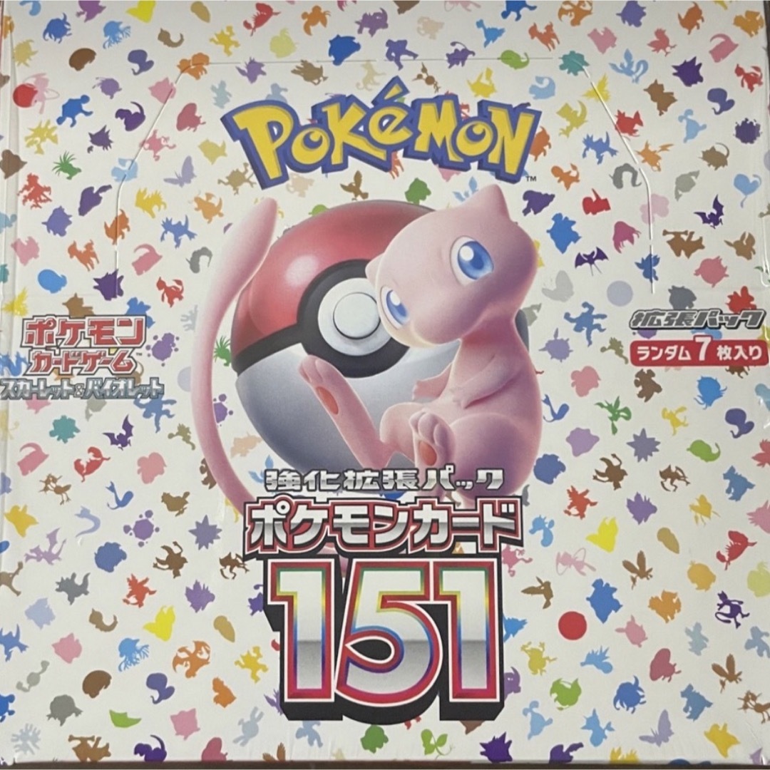 新品未使用　ポケモンカード151 シュリンク付　1BOX