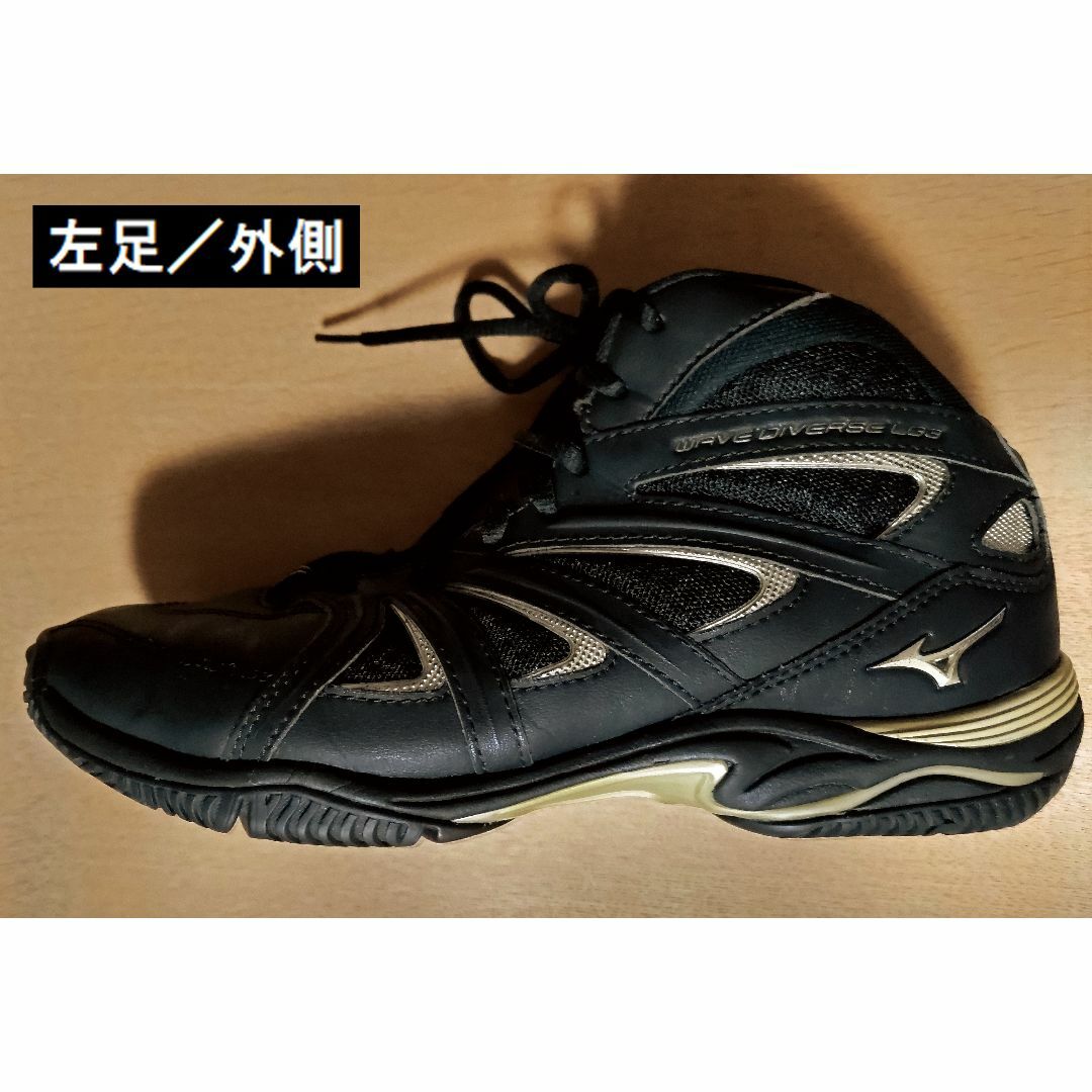 美品｜フィットネスシューズ｜MIZUNO ウエーブダイバース LG3(ブラック)